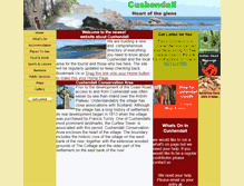 Tablet Screenshot of cushendall.info